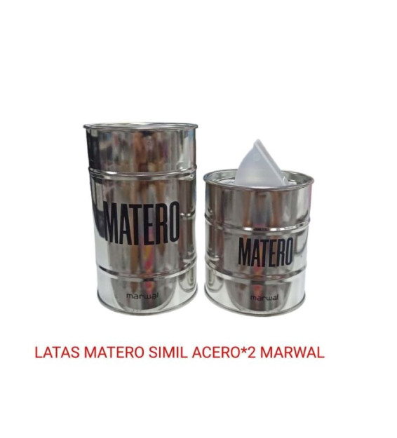 Latas Matero simil acerox2 Marwal