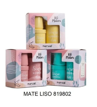 Kit Matero con Glitter En Caja MARWAL