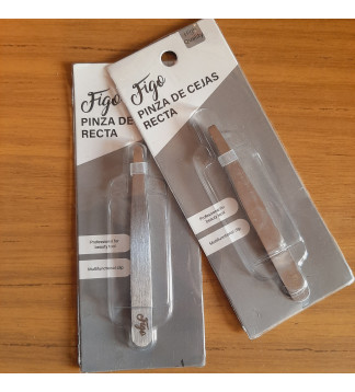 Pinza Recta para Depilar Figo