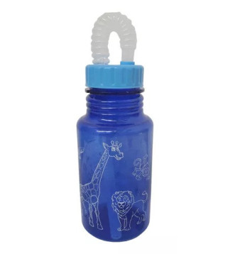 Botella Niños Mini Serigrafiada con sorbete